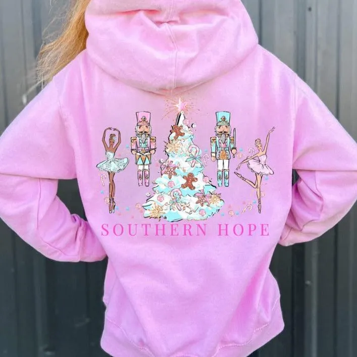 (HOODIE) Christmas Ballerina Kids Hoodie