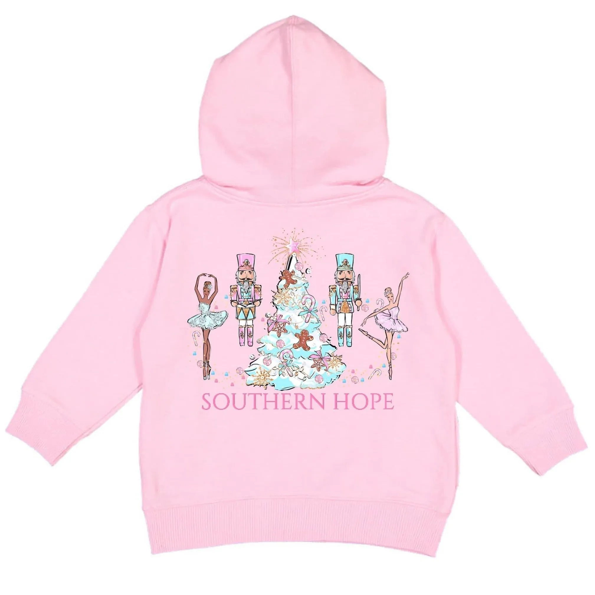 (HOODIE) Christmas Ballerina Kids Hoodie