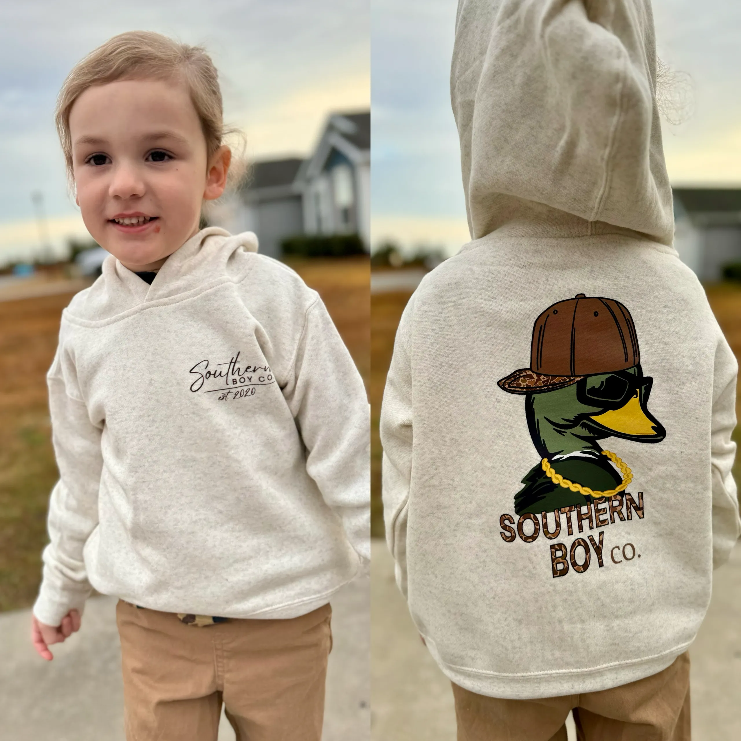 (HOODIE) Mr. Cool Duck Kids Hoodie