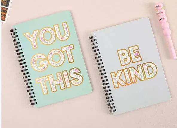 Inspirational Quotes Soft Cover Lined Notebooks - B5