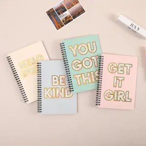 Inspirational Quotes Soft Cover Lined Notebooks - B5