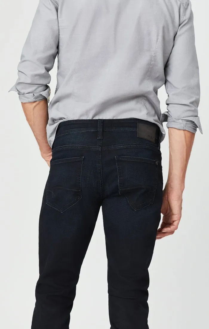 JAKE SLIM LEG JEANS IN DARK INDIGO WILLIAMSBURG