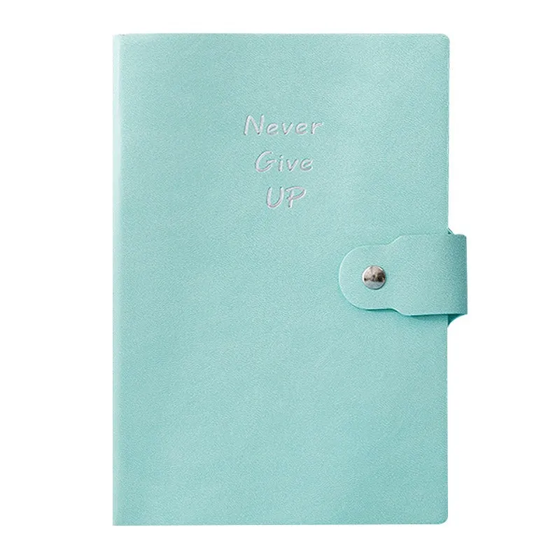 Leather Cover Embossed Buckled Notebook Journal