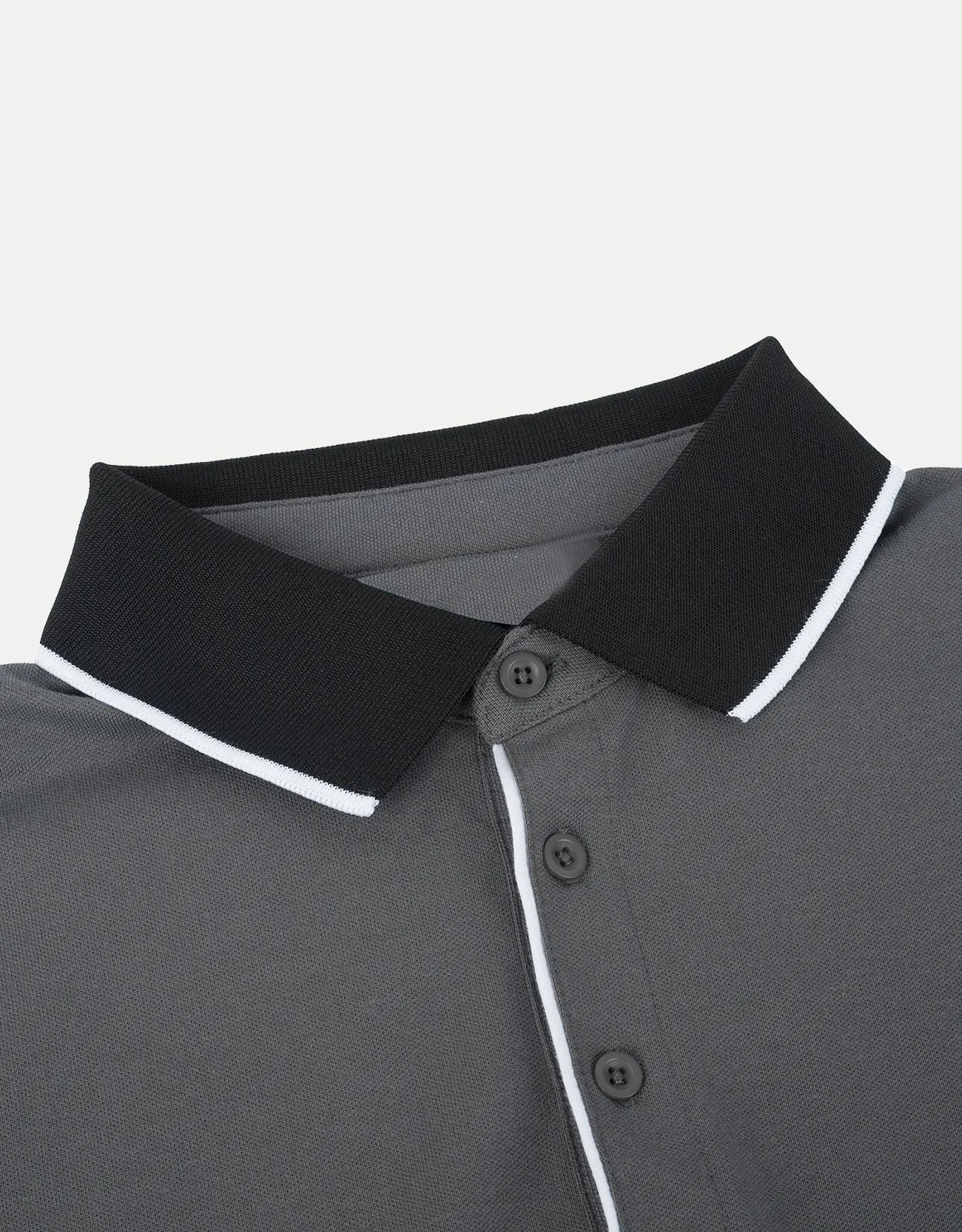 Men's Classic-Fit Cotton-Blend Pique Polo Shirt with Contrast Collar