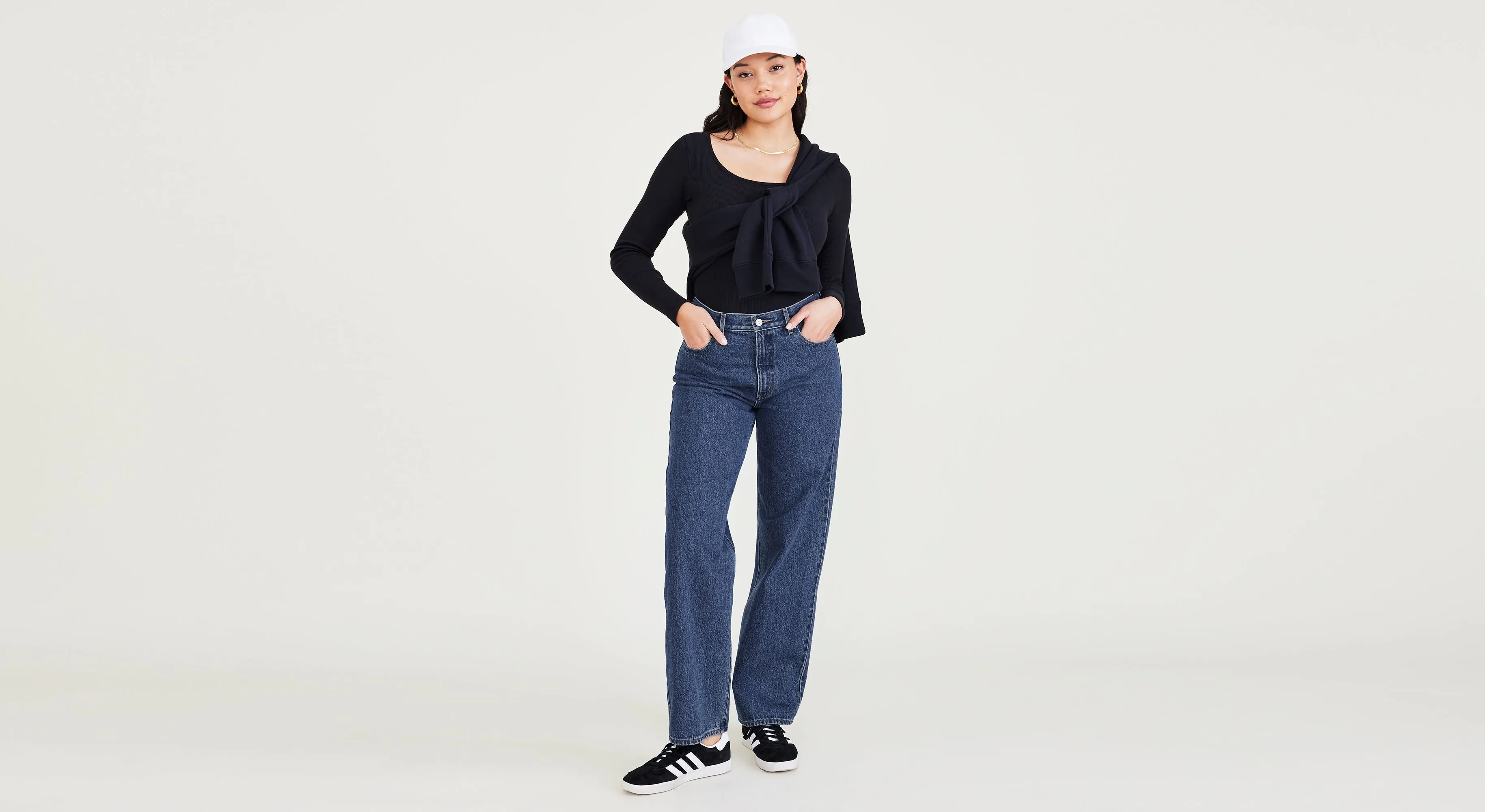 Mid-Rise Jeans, Relaxed Fit