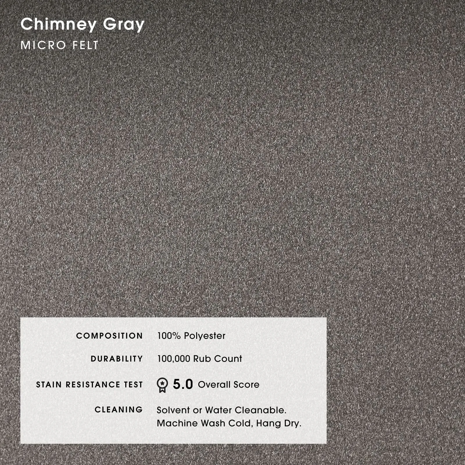 Modular Bondi Black End Chair in Chimney Gray | Classic Blend