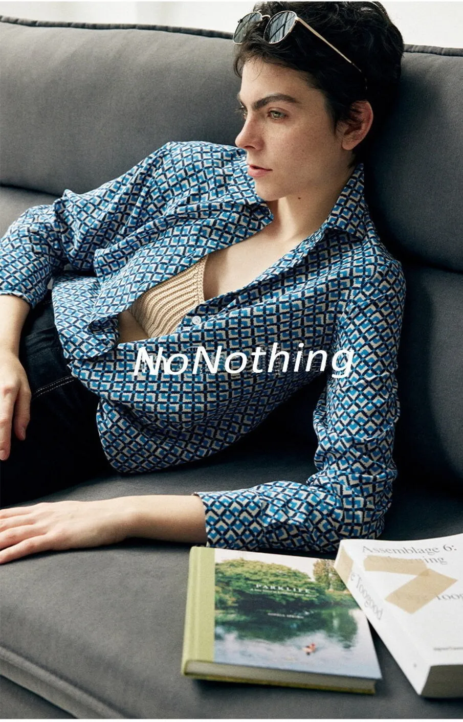 Nonothing|real mulberry silk workwear shirt