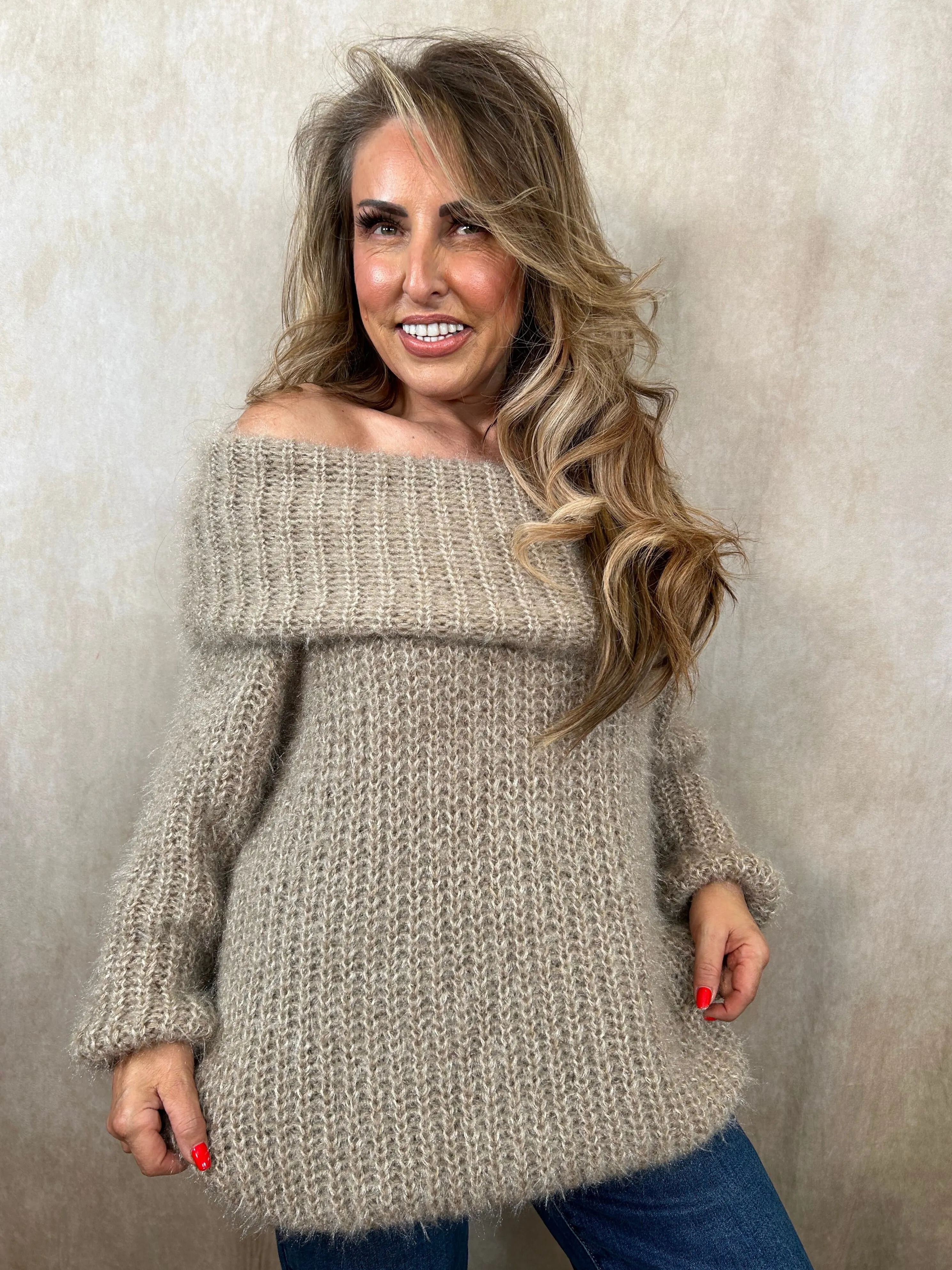 Olivia Off the Shoulder Jumper