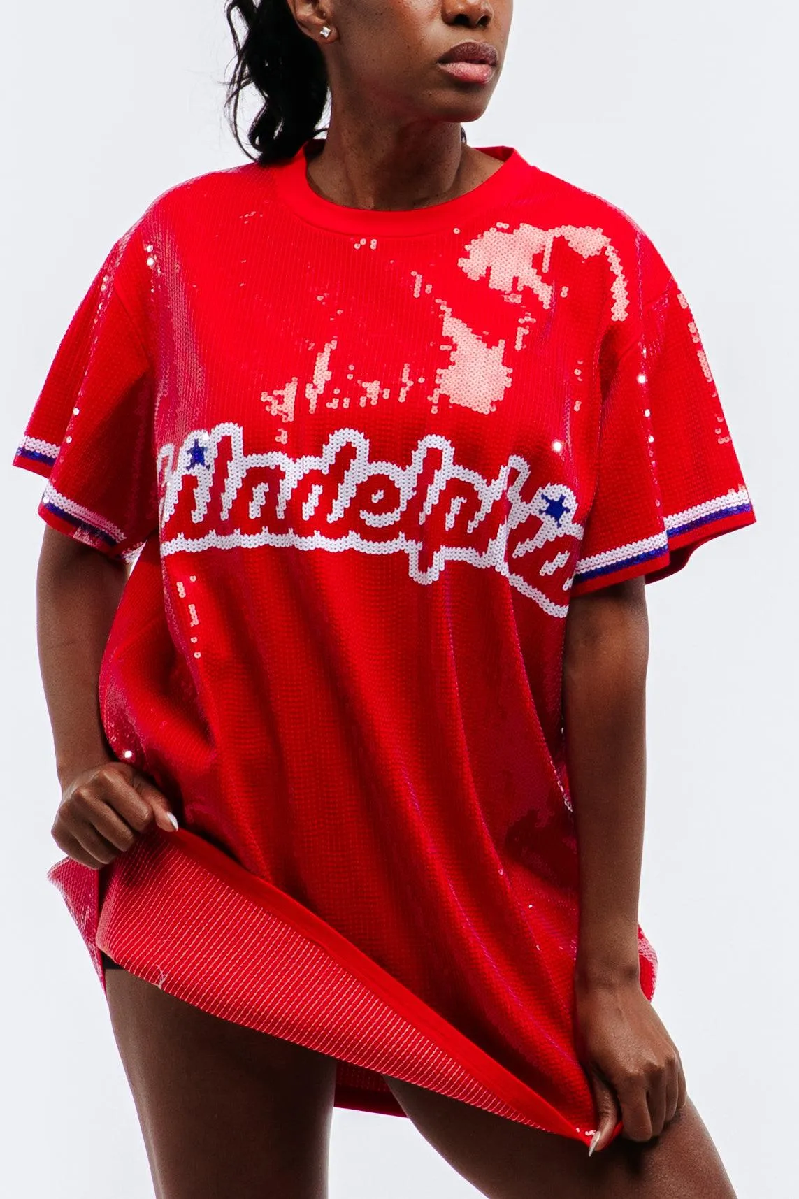 Philidelphia Baseball Sequin Dress