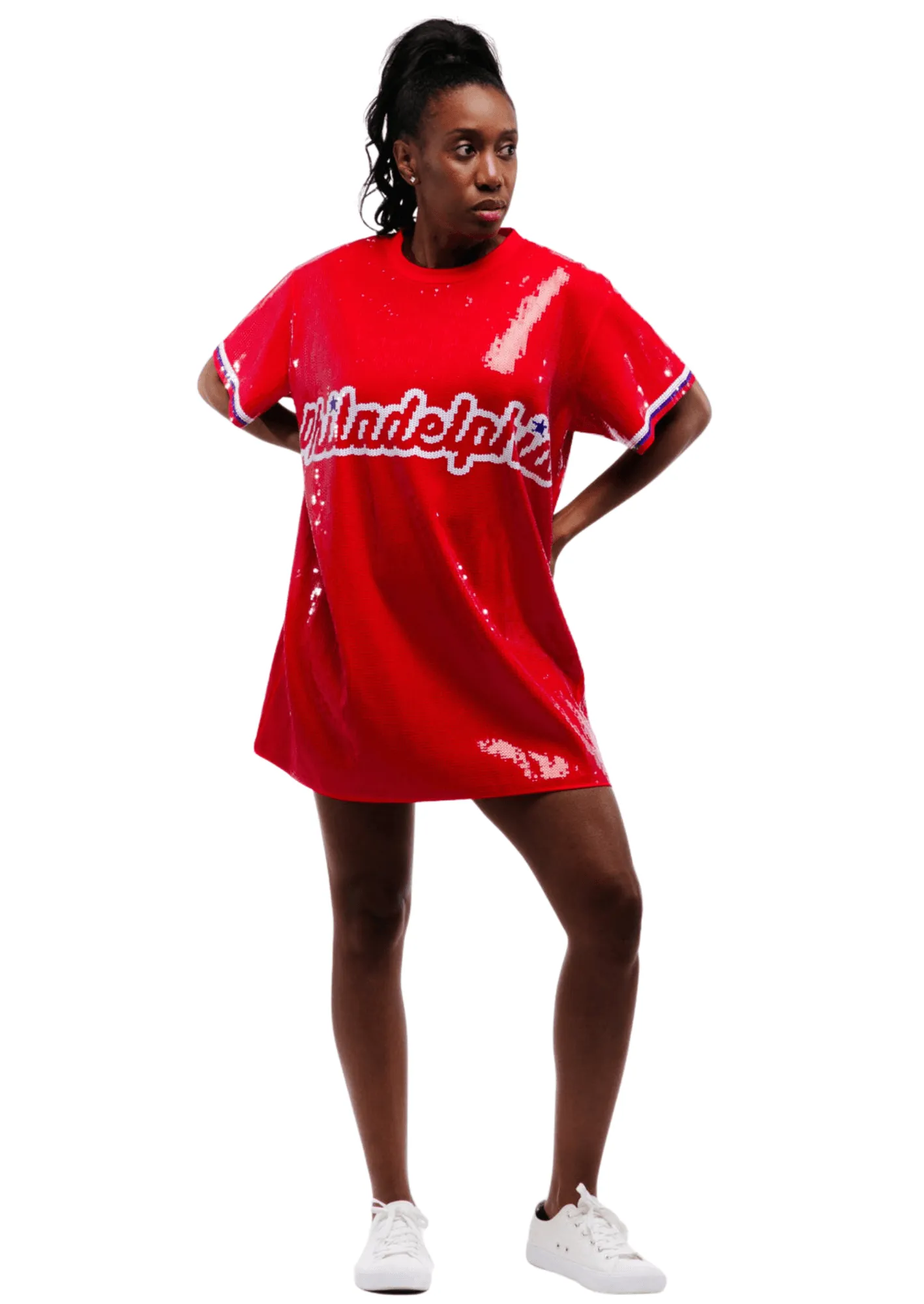 Philidelphia Baseball Sequin Dress