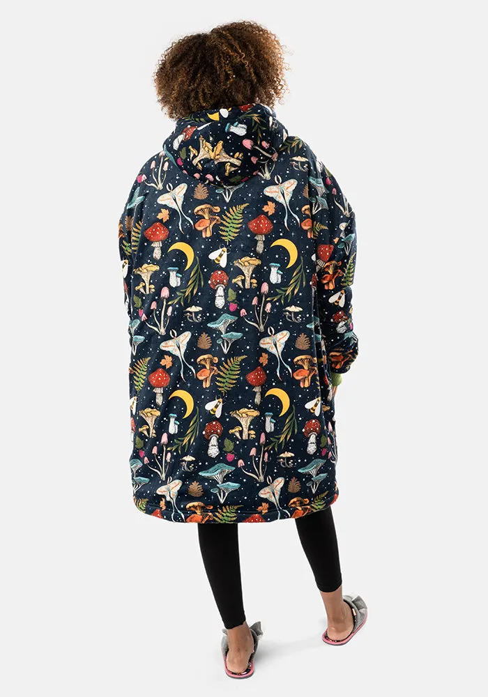 Popsy Pop-On Oversize Woodland Print Hoodie