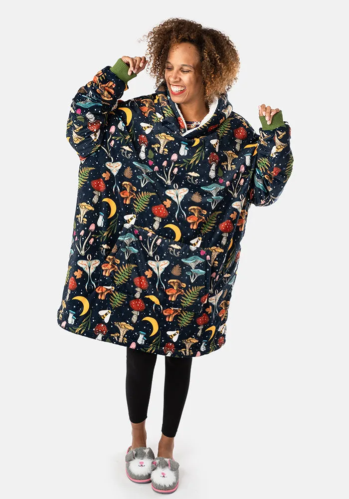 Popsy Pop-On Oversize Woodland Print Hoodie