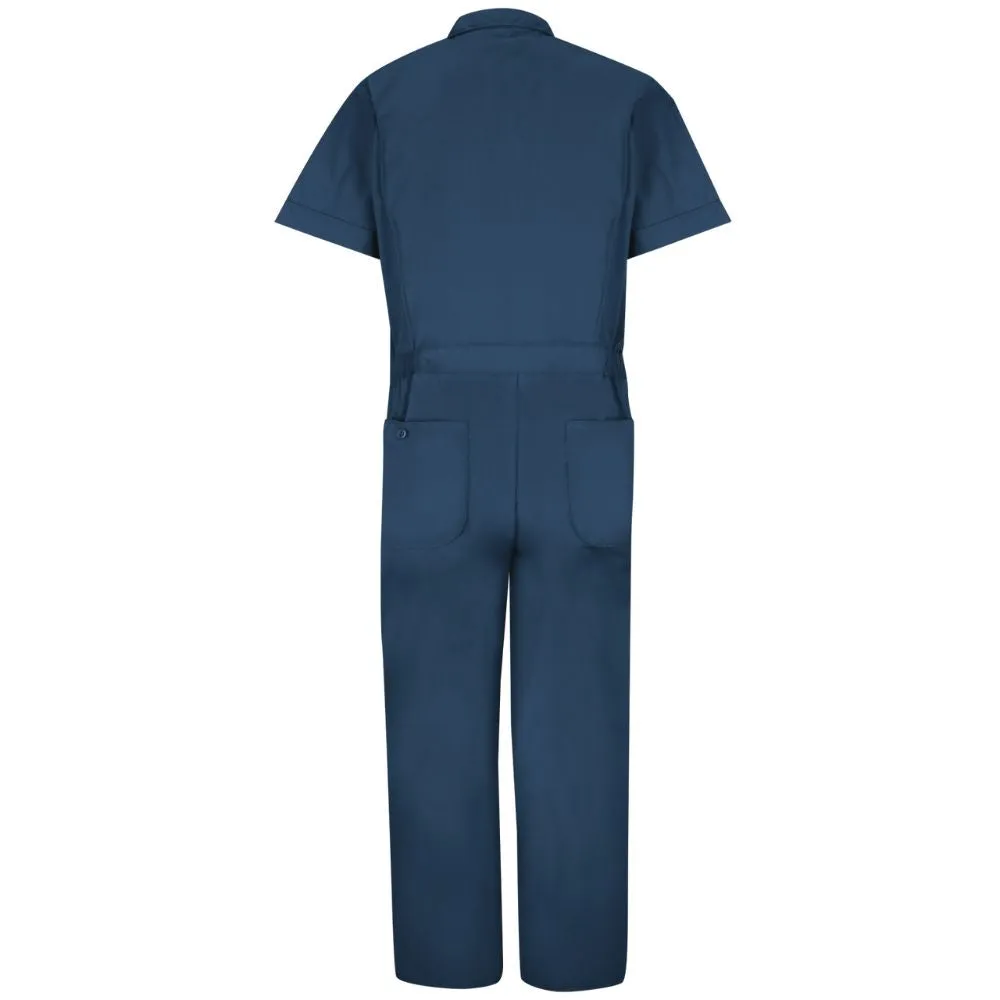 Red Kap Men's Short Sleeve Speed Suit Coverall CP40 - Navy