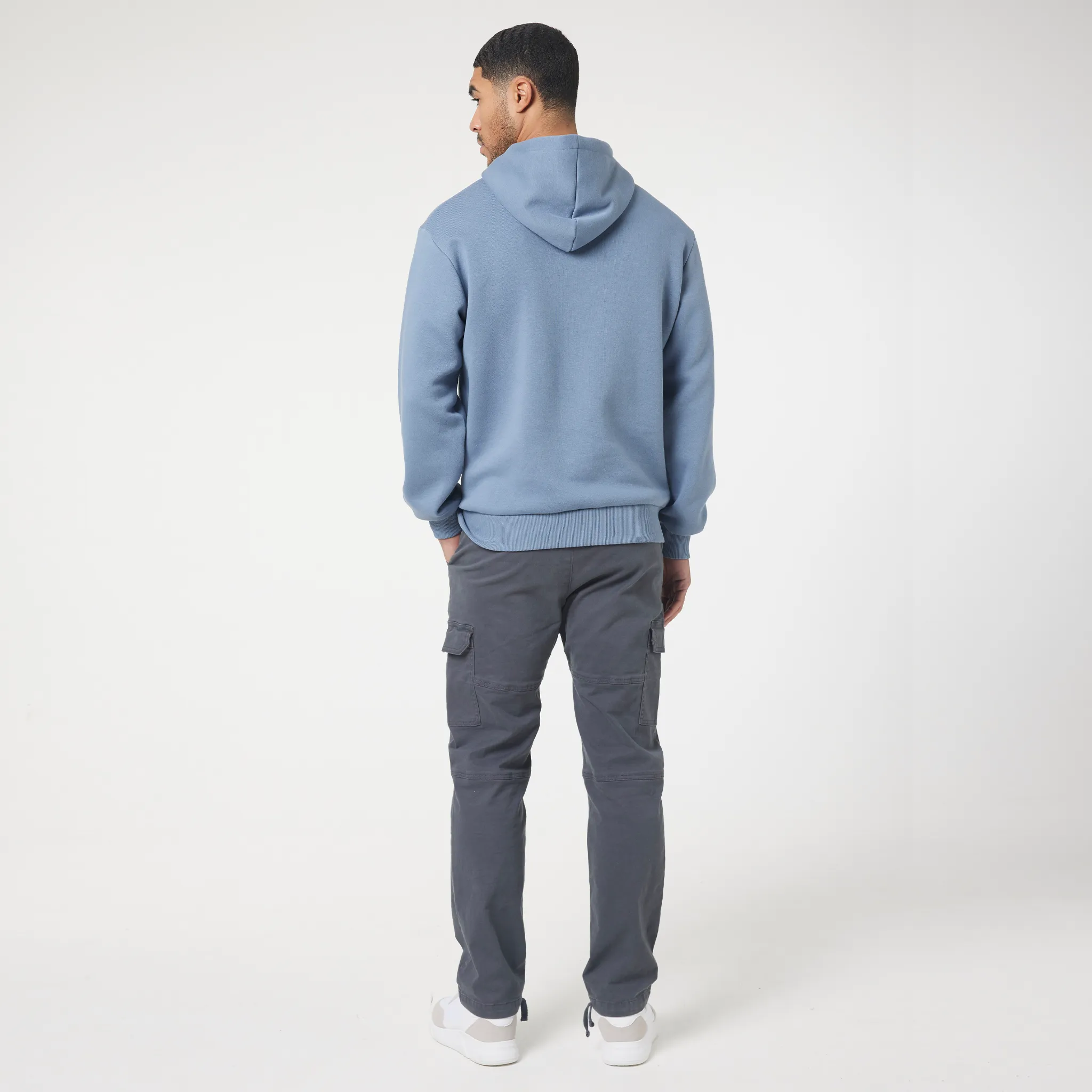 Relaxed Fit Hoody | Dusty Steel Blue