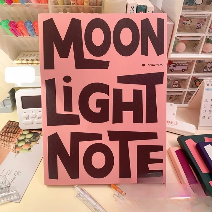 Retro Style Moon Light Notebook Journal