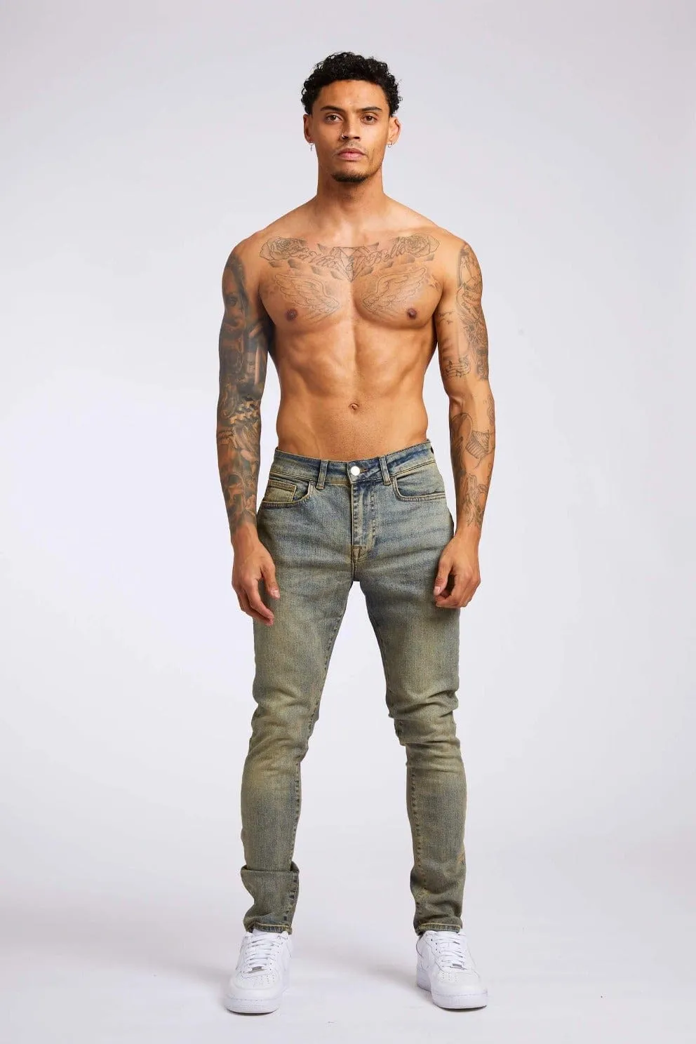 SKINNY FIT JEANS - VINTAGE STONE WASH