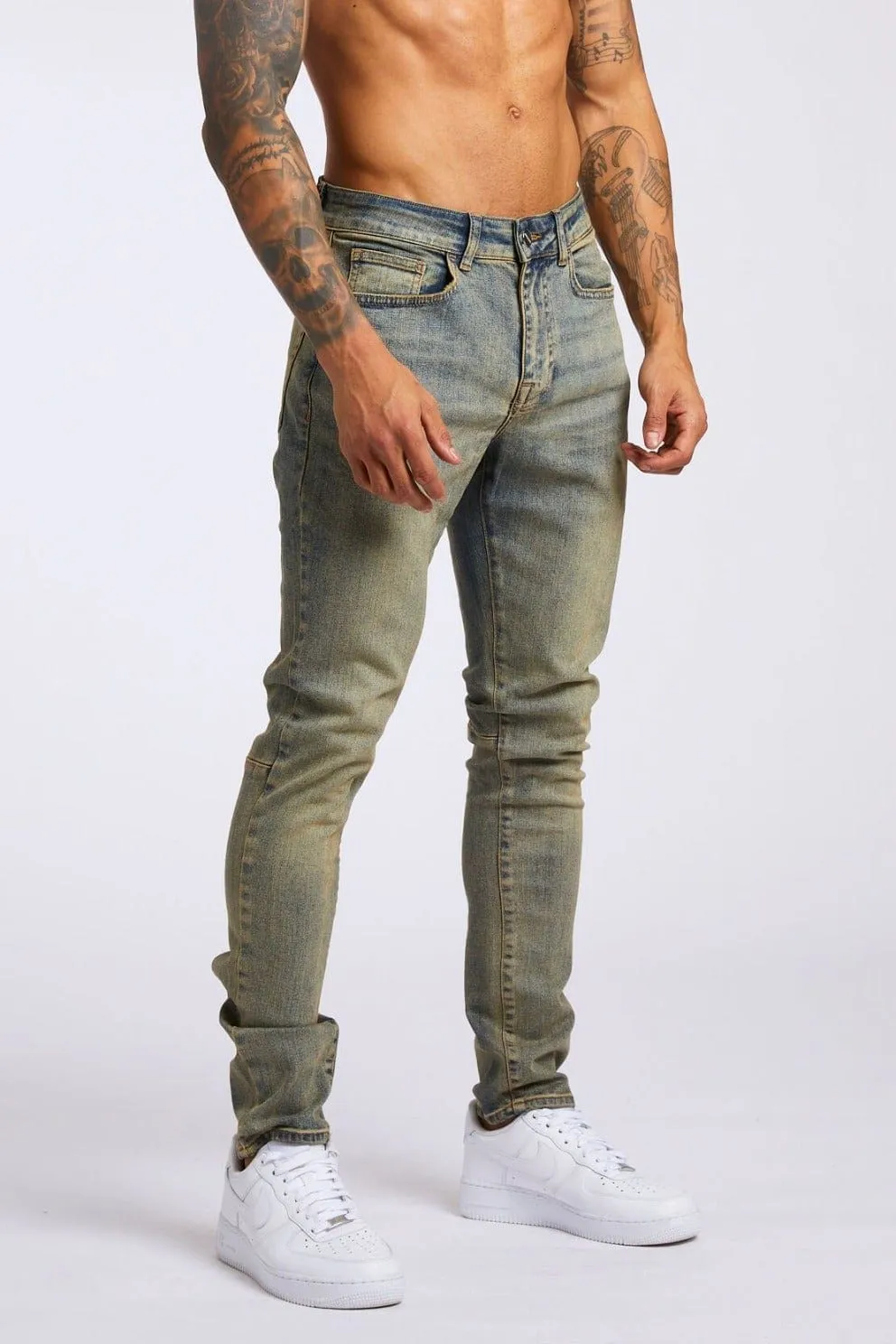 SKINNY FIT JEANS - VINTAGE STONE WASH