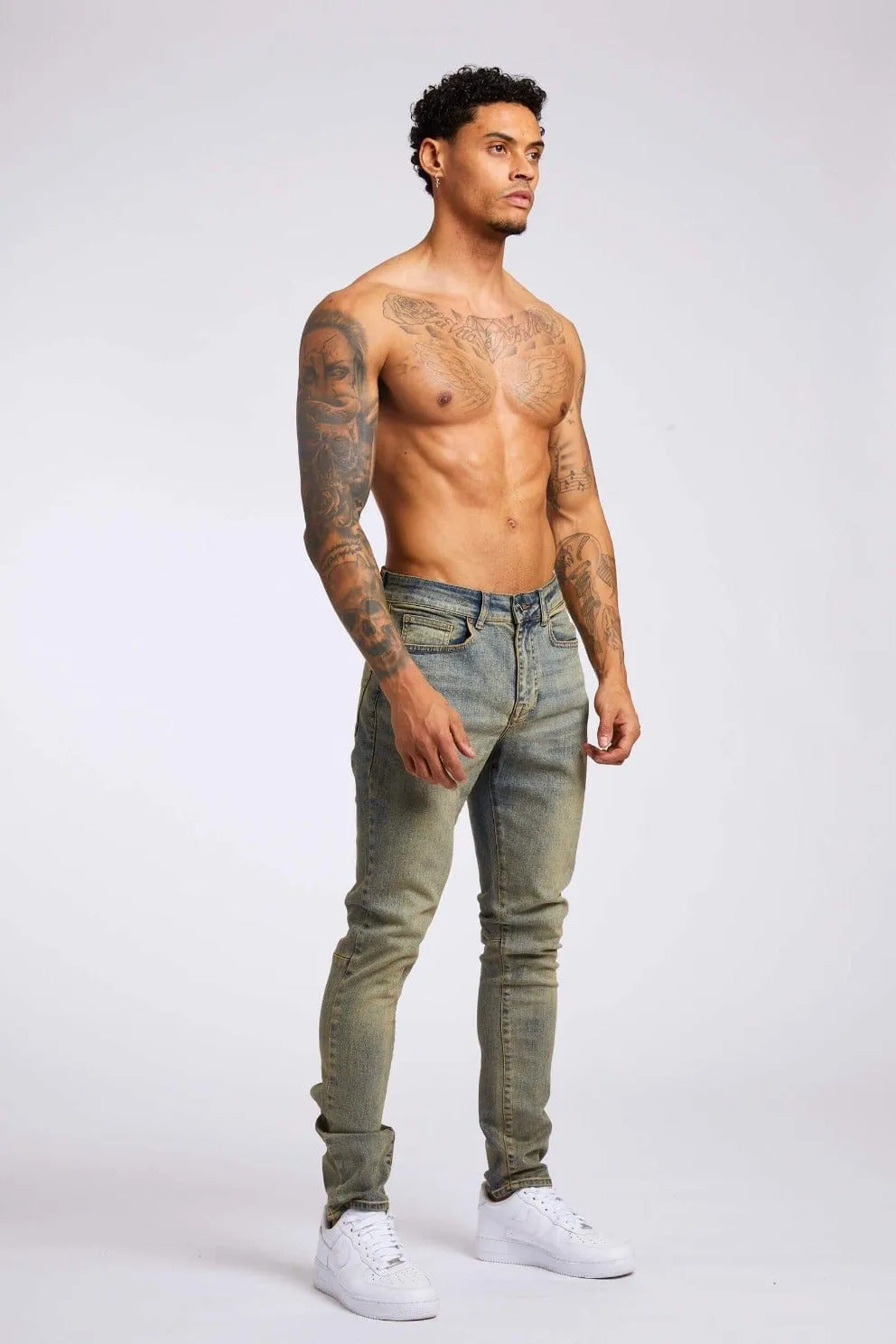 SKINNY FIT JEANS - VINTAGE STONE WASH