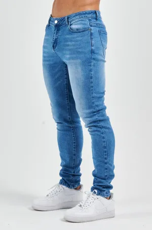 SLIM FIT JEANS 2.0 - SKY BLUE