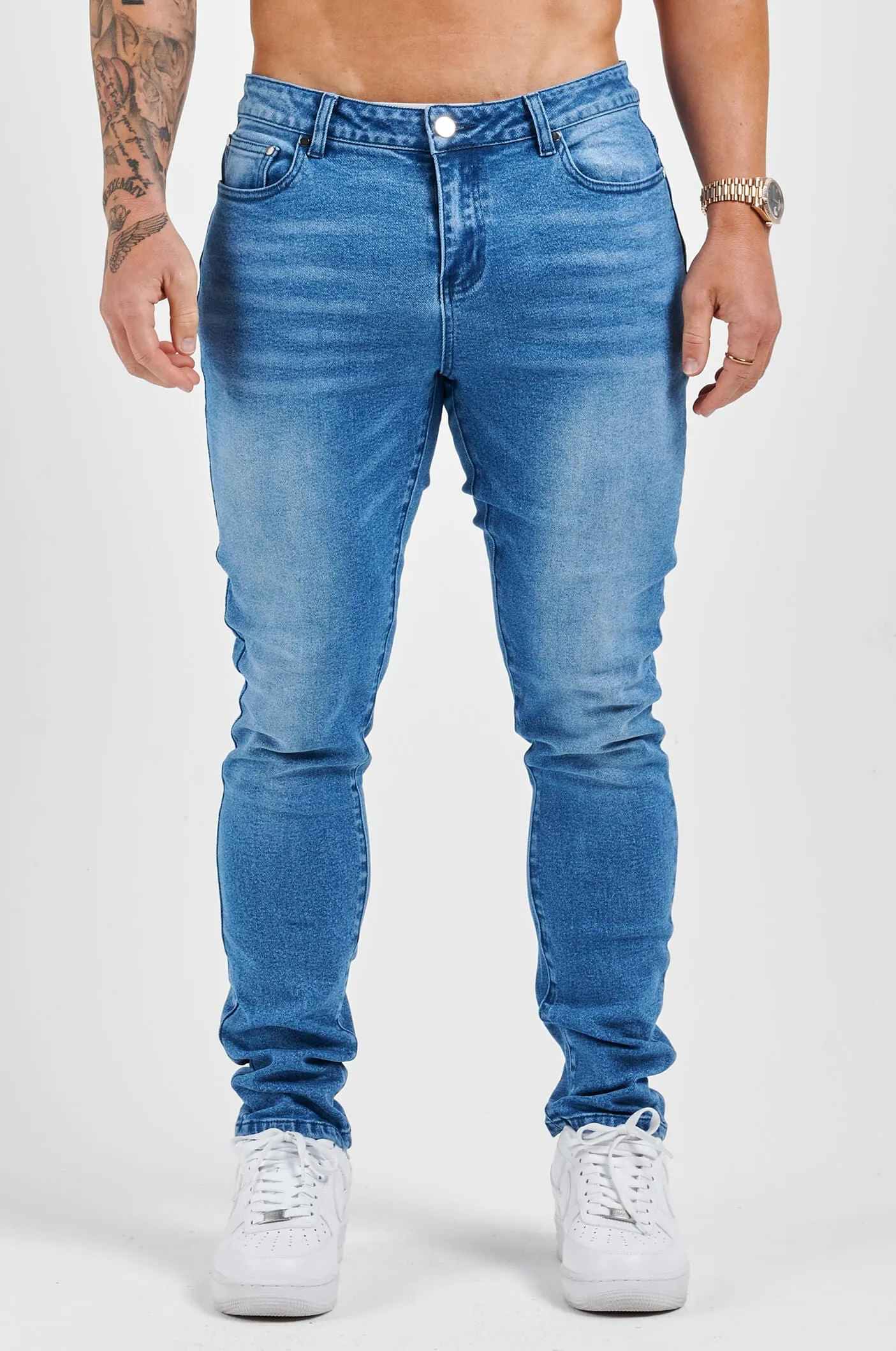 SLIM FIT JEANS 2.0 - SKY BLUE