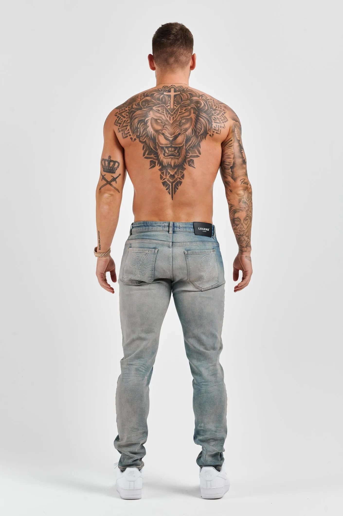 SLIM FIT JEANS 2.0 - STONE WASHED