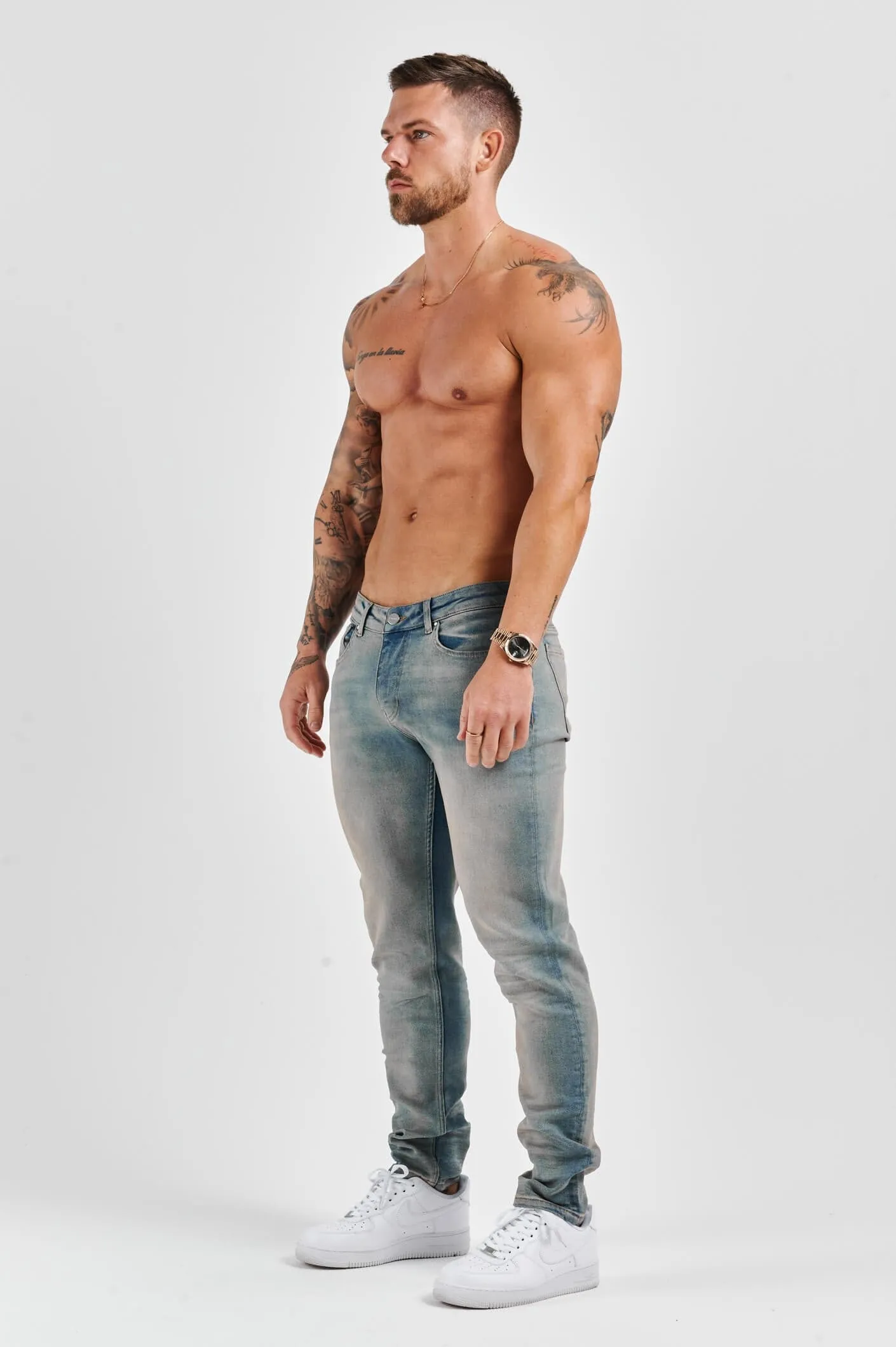 SLIM FIT JEANS 2.0 - STONE WASHED