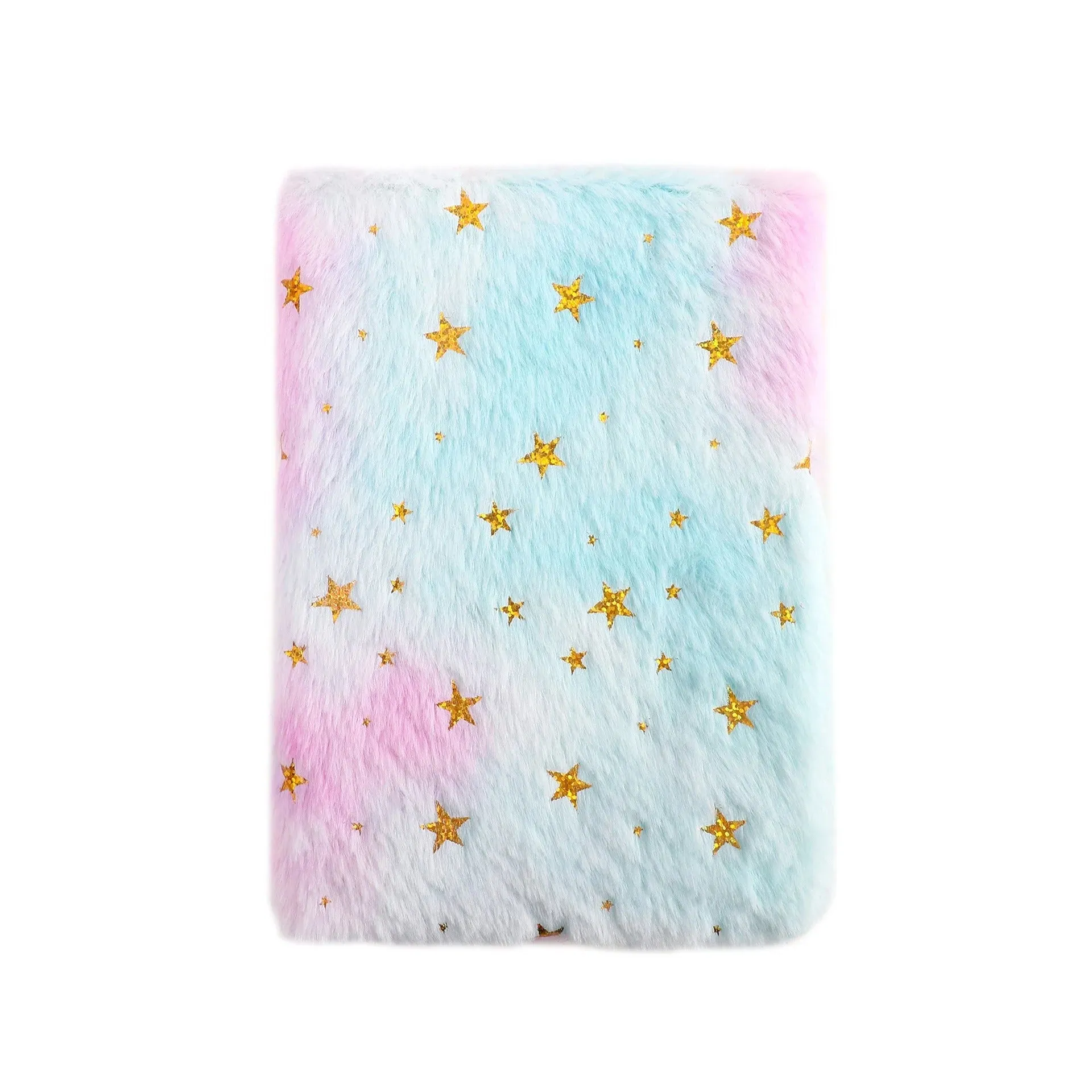 Sprinkled Hearts Mermaid Fur Notebook Diary