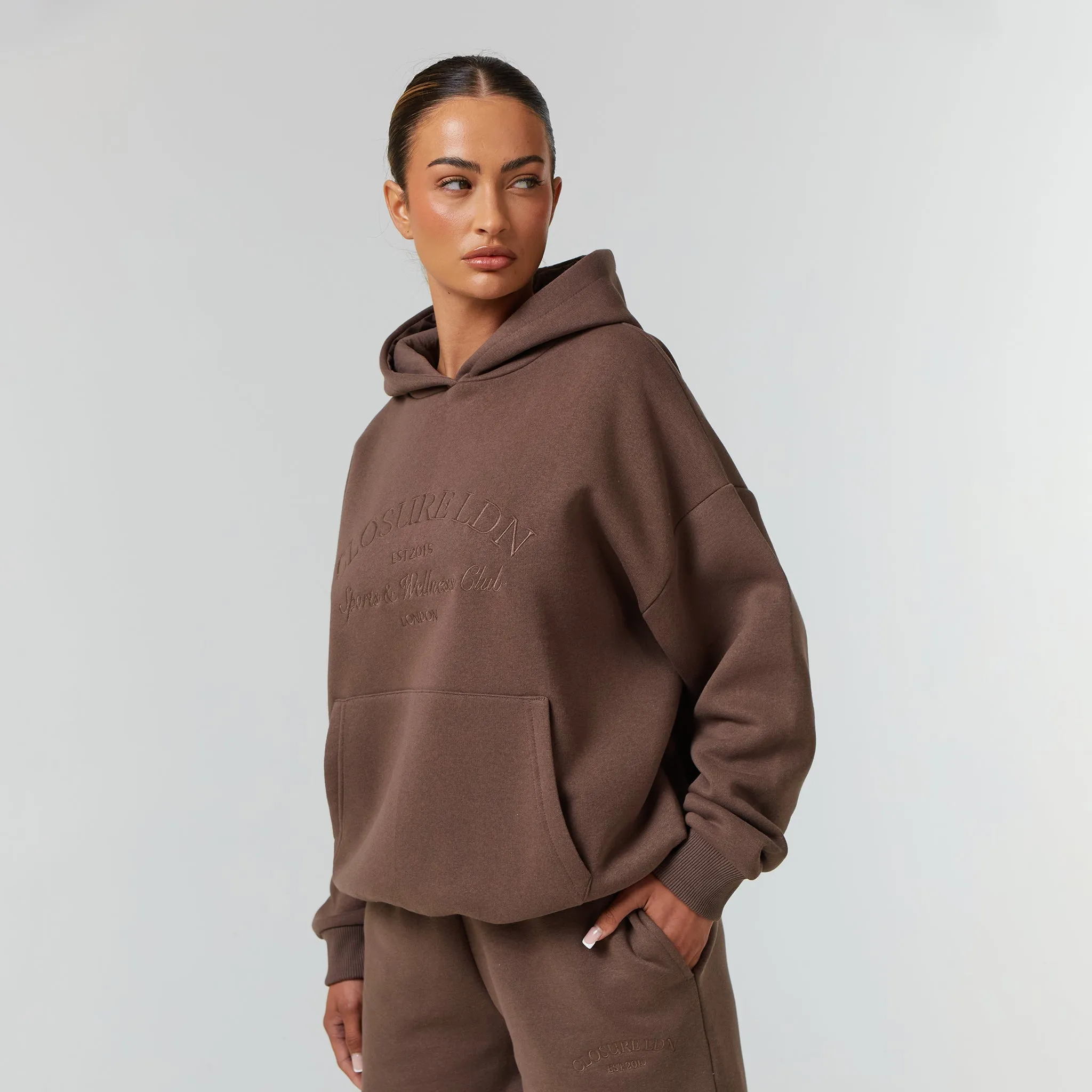 Tonal Arch Hood Twinset I Brown