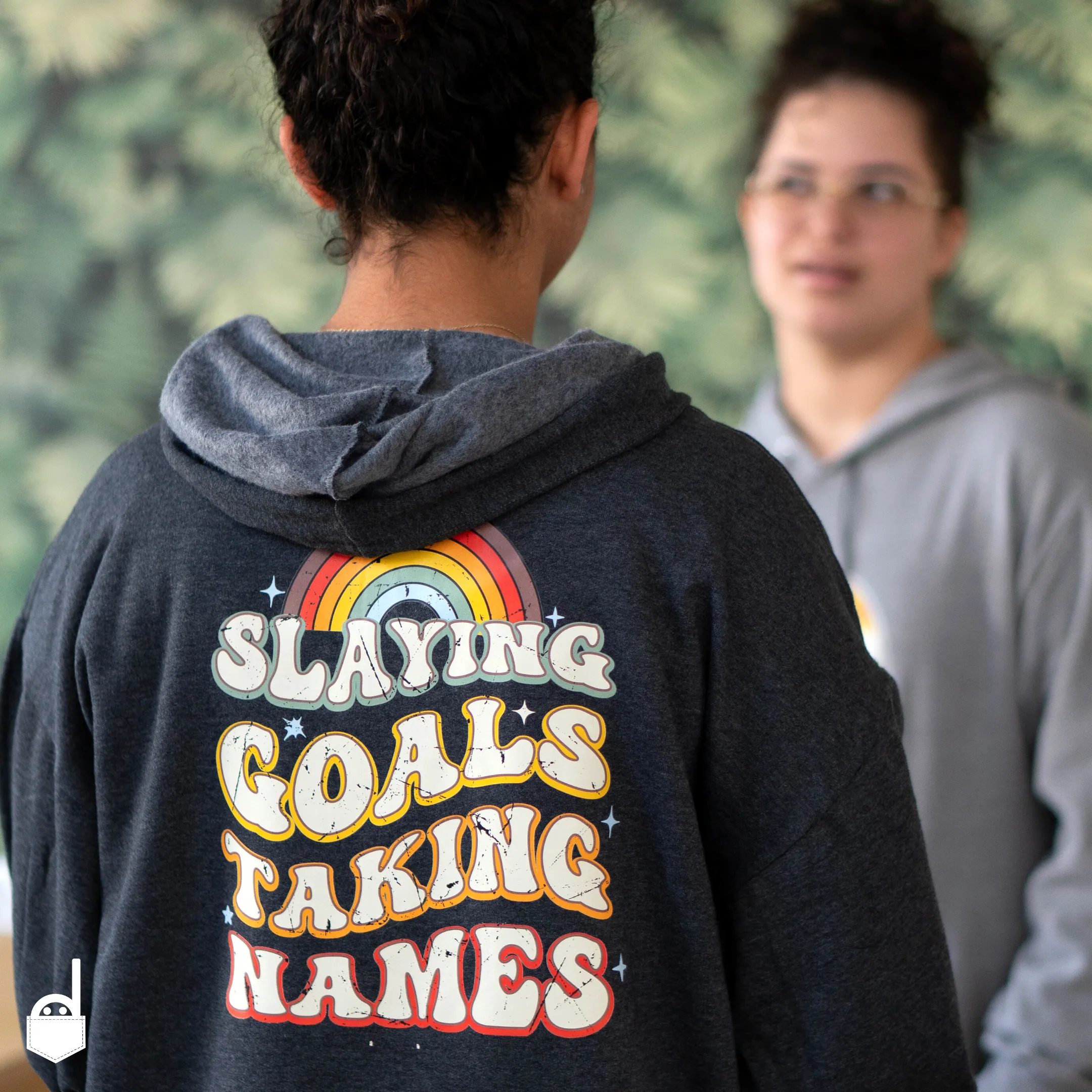 Unisex Zip Hoodie "Slaying Goals"