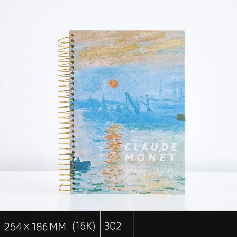 Van Gogh series Extra Large Coil Register Notebooks