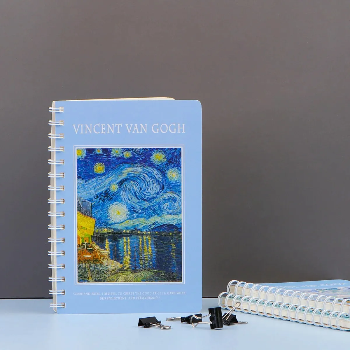 Vincent Van Gogh 3D landscape Coil A5 Notebook