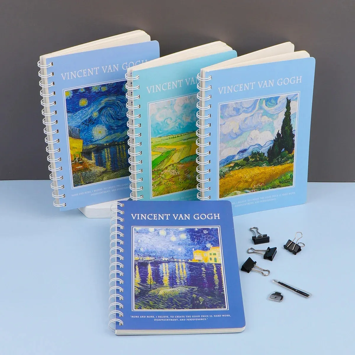 Vincent Van Gogh 3D landscape Coil A5 Notebook